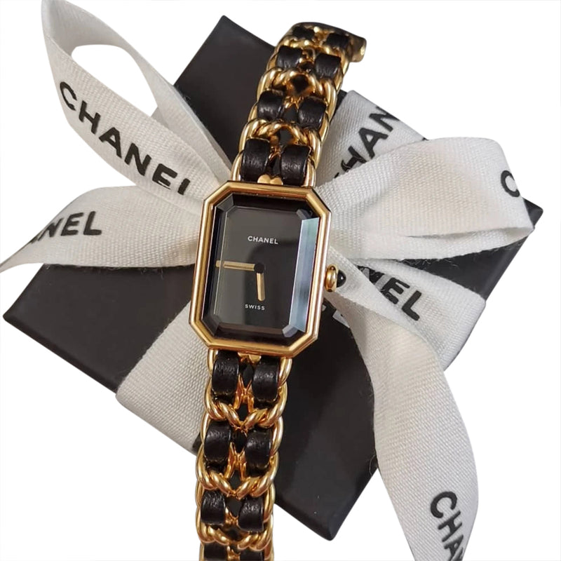 Première watch Chanel Black in Gold plated - 35099352
