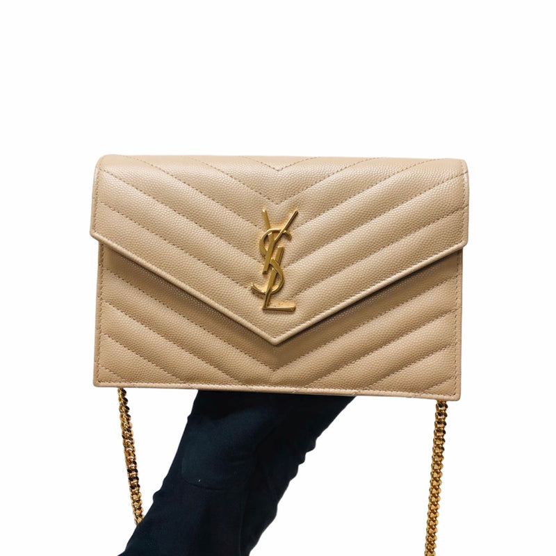 SAINT LAURENT WOC GOLD - 19 CM