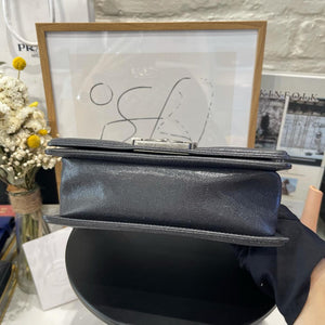 Small Boy Bag Caviar Dark Gray RHW