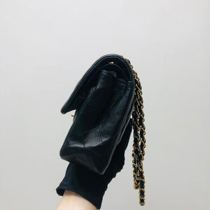 Classic Flap Black Medium Lambskin GHW