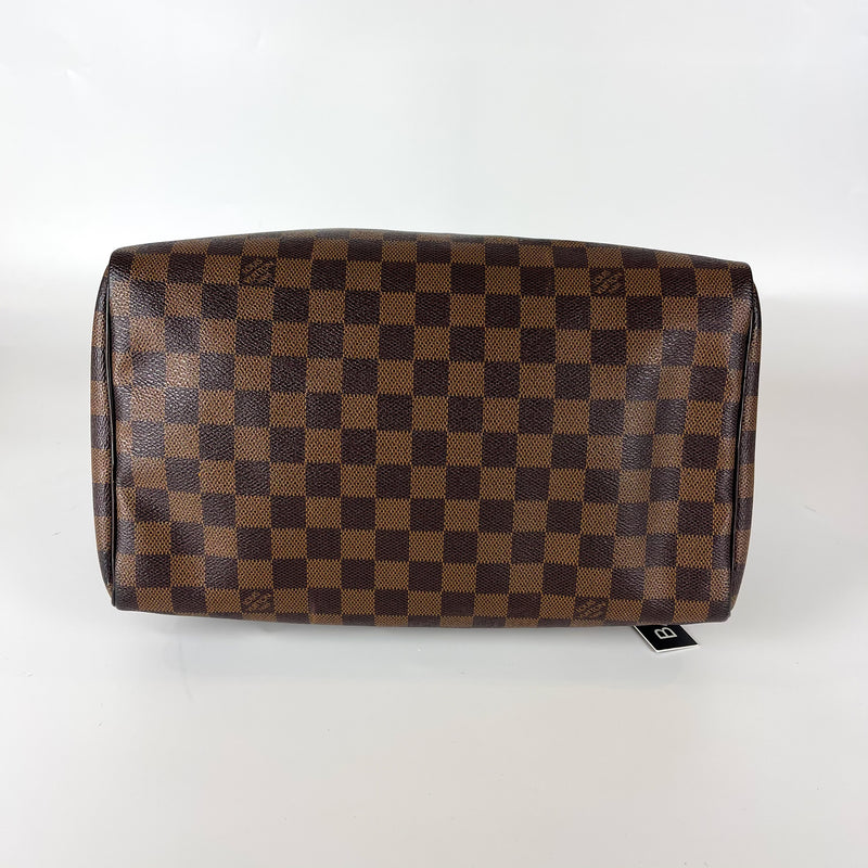 Damier Ebene Speedy 30 Canvas Bag with Strap