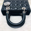 Medium Lady Dior Black Cannage Lambskin Bag with SHW