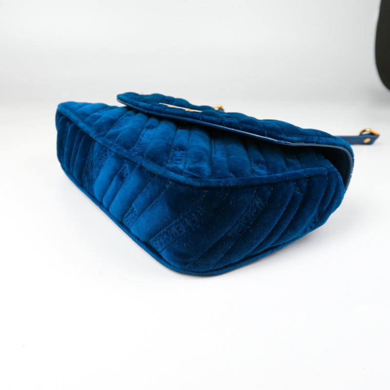 BB Round bag in Velvet Royal Blue
