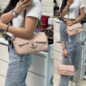 Around Pockets Flap Lambskin Pastel Pink RHW
