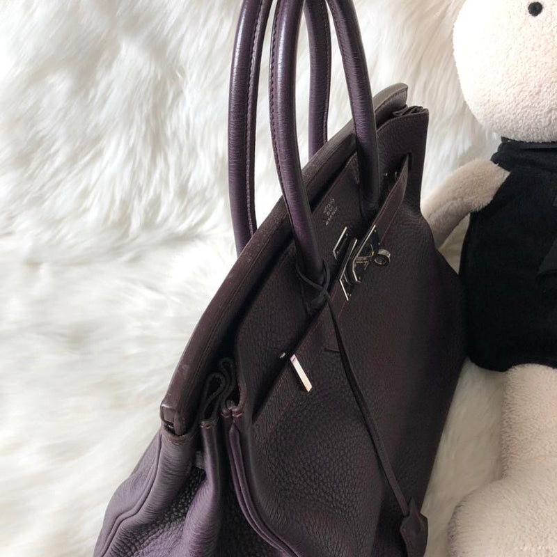 Birkin 35 Prune in Togo Leather with PHW