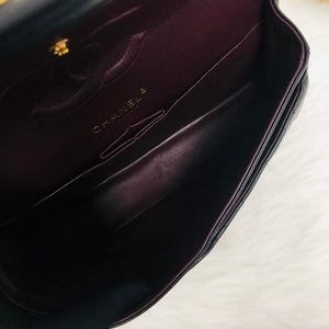 Classic Flap Black Medium Lambskin GHW