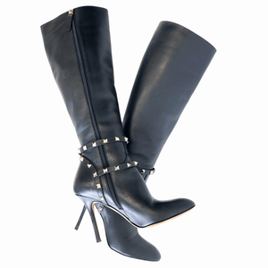 Rockstud Knee High Boot