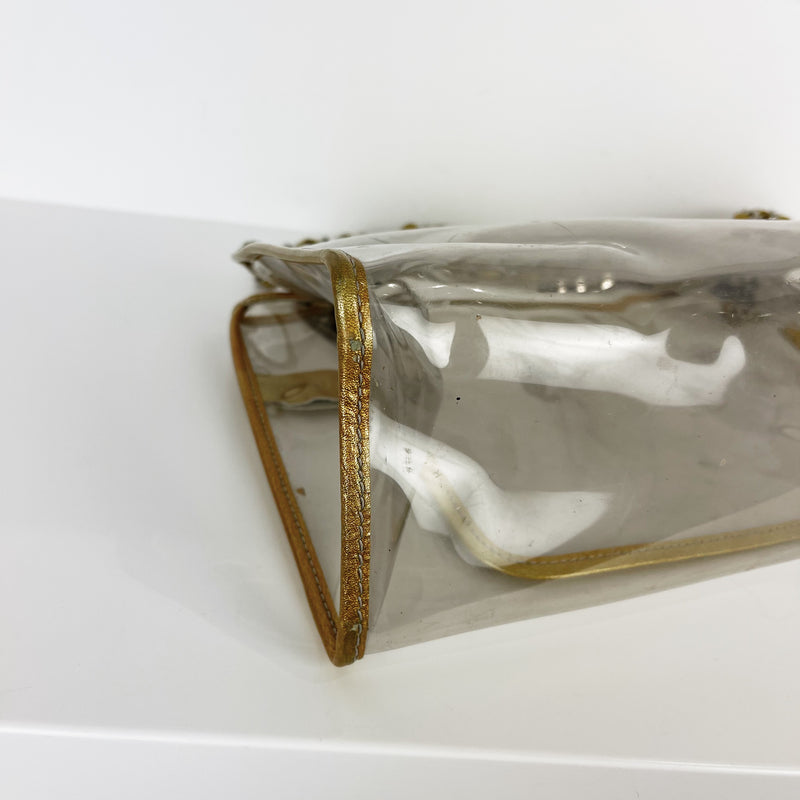 PVC Shopper Tote Clear SHW