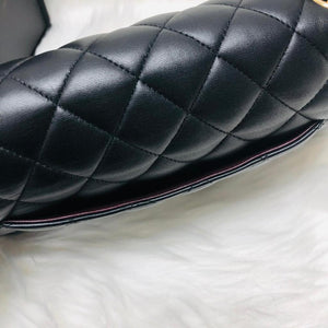 Classic Flap Black Medium Lambskin GHW