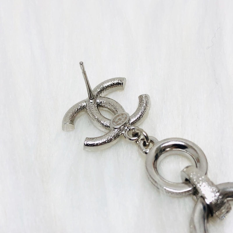 CC Dangle Earrings in Black 2020 SS