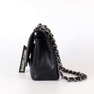Jumbo Classic Flap Black Caviar Leather with SHW