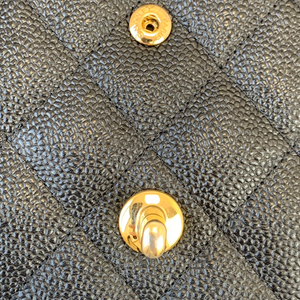 Classic Double Flap Jumbo Black Caviar GHW