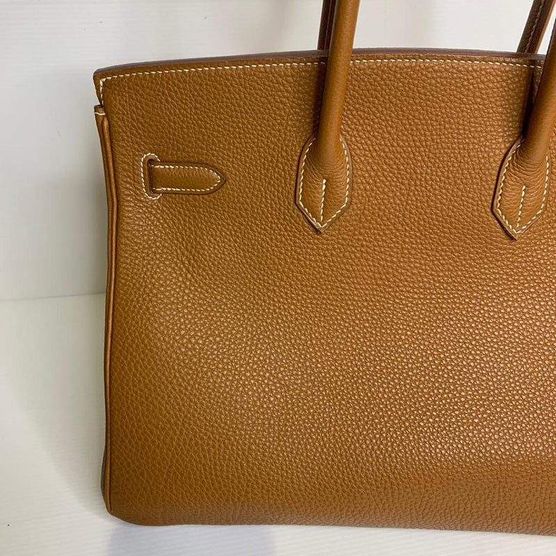 Hermès Gold Birkin 35cm of Togo Leather with Palladium Hardware, Handbags  & Accessories Online, Ecommerce Retail