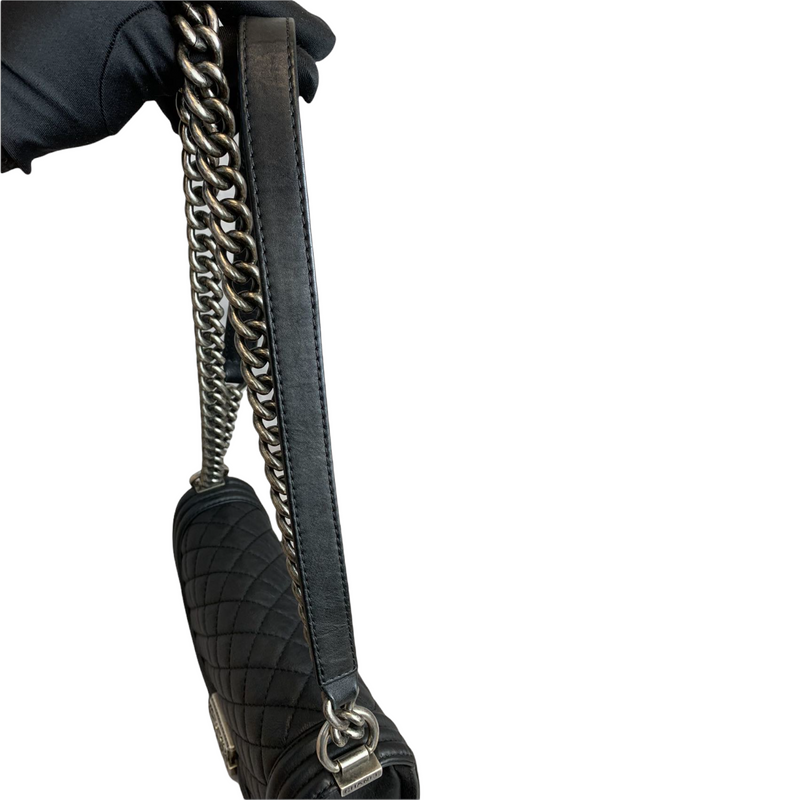 Limited Edition Paris Dallas Boy Medium Calfskin Black RHW