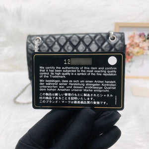 Reissue 227 Aged Calfskin Leather Black Silver Hardware