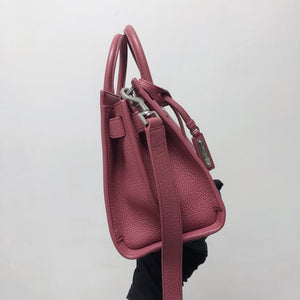 Nano Sac De Jour in Burgundy Leather