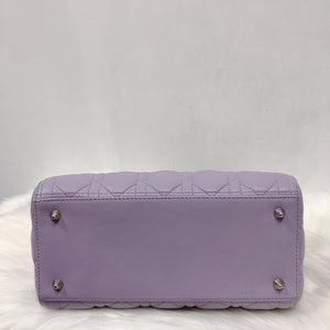 Lambskin Lady Dior Medium Bag in Lilac