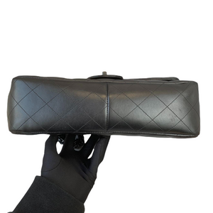 Jumbo Double Flap Lambskin So Black