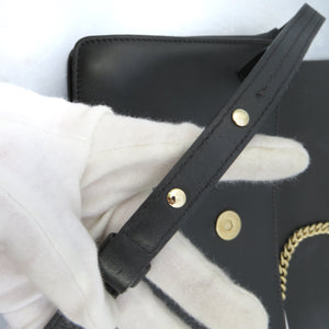 Small Faye Satchel in Black