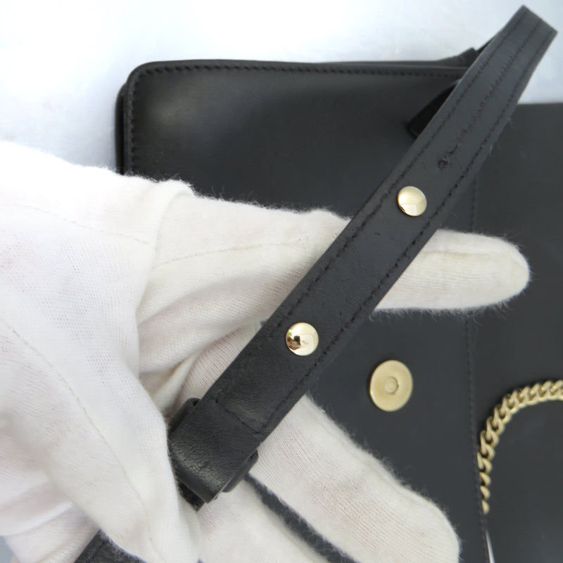 Small Faye Satchel in Black