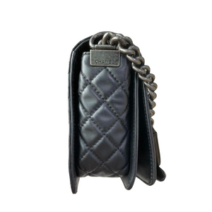 Limited Edition Enchained Medium Boy Calfskin Black RHW