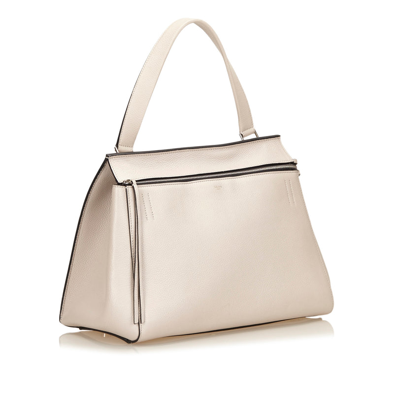 Leather Large Edge with Slip Pocket and a Stud Closure