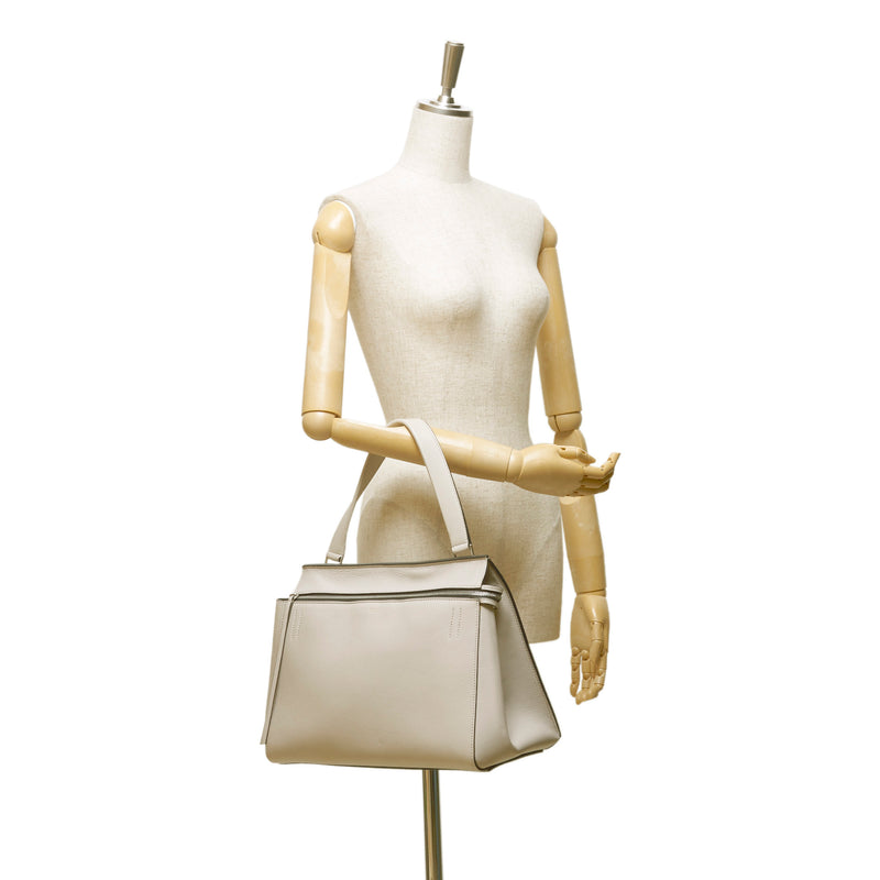 Leather Large Edge with Slip Pocket and a Stud Closure