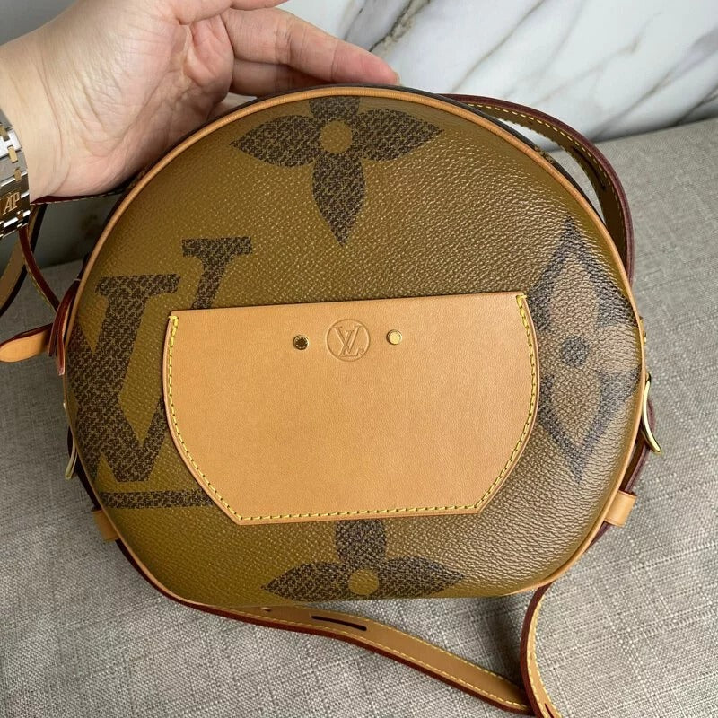 Monogram Reverse Giant Chapeau MM Crossbody Bag