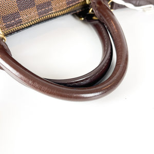 Damier Ebene Speedy 30 Canvas Bag with Strap