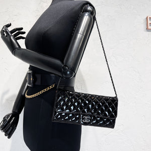 East/West WOC Patent Leather Black SHW