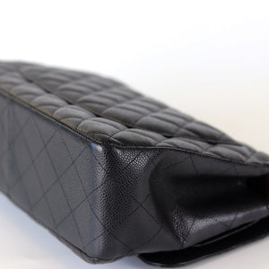 Jumbo Classic Flap Black Caviar Leather with SHW