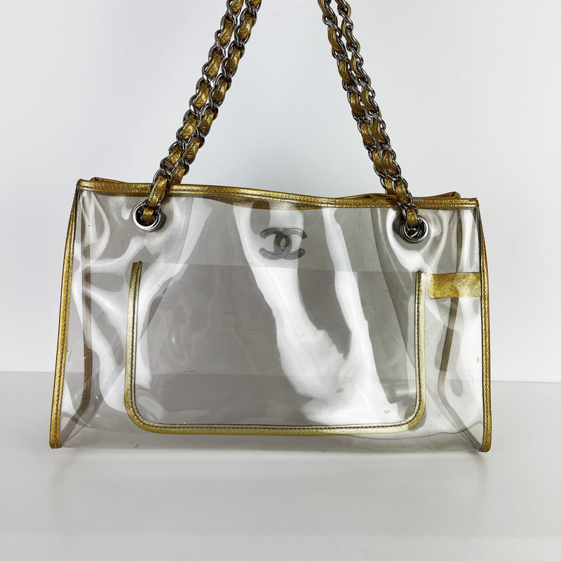 PVC Shopper Tote Clear SHW
