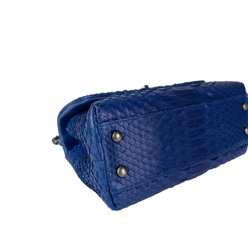 Python Coco Handle Flap Blue with RHW