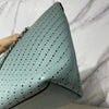 Large Perforated Shopping Tote Green SHW