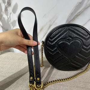 Marmont Mini Round Bag Black GHW