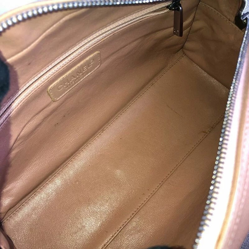Vintage Bowling Bag Caviar Leather Brown