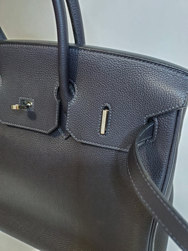 Hermes Birkin 30 Bleu indigo Epsom  Hermes birkin, Hermes birkin blue,  Birkin