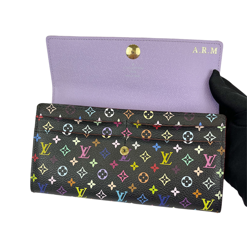 Sarah Wallet Monogram Multicolour GHW