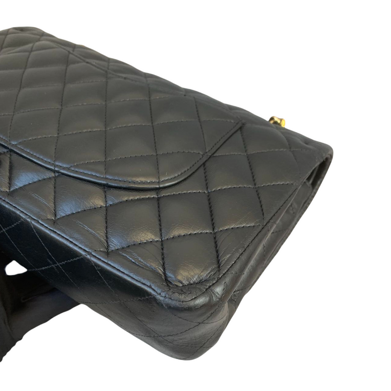 Classic Flap Medium Lambskin Black GHW