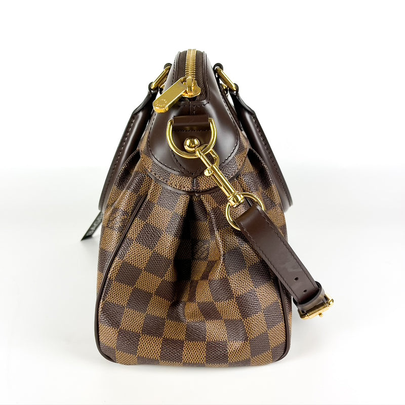 LOUIS VUITTON Damier Ebene Trevi PM 2way Handbag