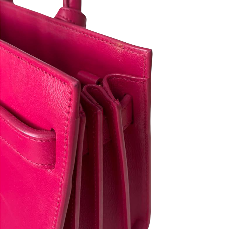 Classic Sac De Jour Nano Leather Hot Pink GHW