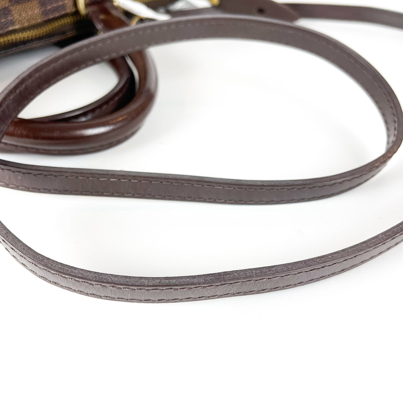 Louis Vuitton Adjustable Shoulder Strap 16 mm Ebene Brown EPI