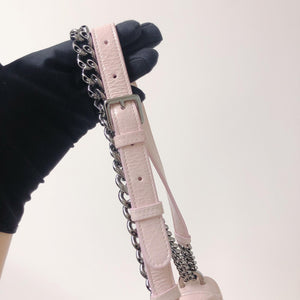 Small Diorama Pink Crackled Patent