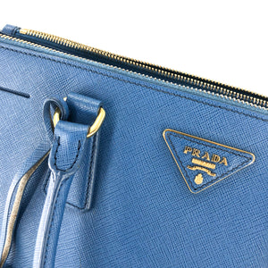 Saffiano Lux Galleria Double Zip Tote