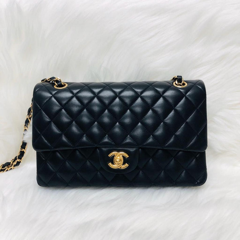 Classic Double Flap M/L Lambskin with GHW