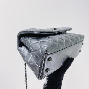 Quilted Mini Coco Handle Flap Silver RHW