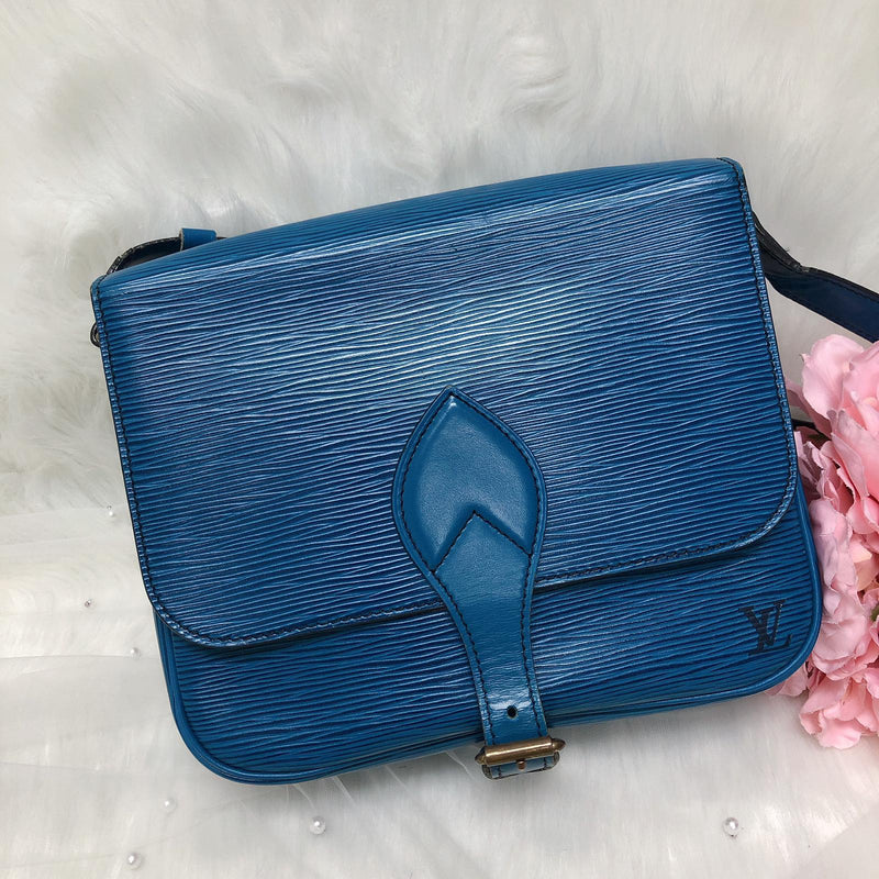 Louis Vuitton Epi Cartouchiere Women's Shoulder Bag Toledo Blue | eLADY  Globazone
