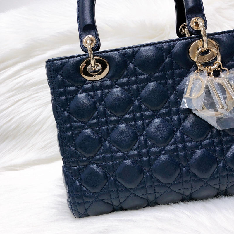 Cannage Lambskin Lady Dior Medium