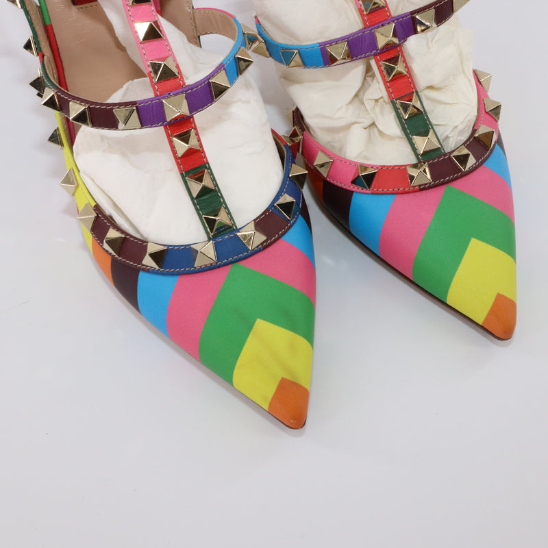 Rockstud Harlequin 100 Heels Multicolour