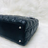 Medium Lady Dior Black Cannage Lambskin Bag with SHW